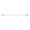 modern brass linear led vanity wall light
