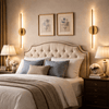 modern brass linear rechargeable wall sconce