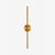 modern brass linear rechargeable wall sconce