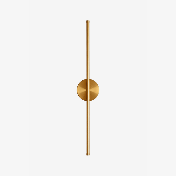 modern brass linear rechargeable wall sconce