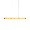 modern brass spanish alabaster linear chandelier