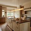 modern brass spanish alabaster linear chandelier