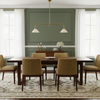 modern brass white aluminum linear chandelier