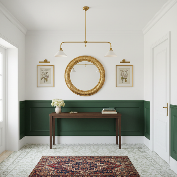 modern brass white aluminum linear chandelier