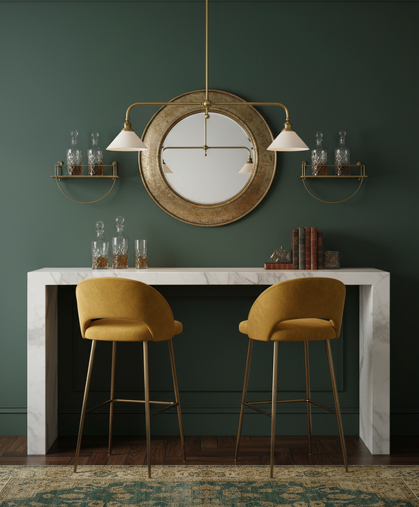 modern brass white aluminum linear chandelier