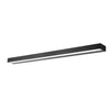 modern brushed silver aluminum rectangle led vanity light