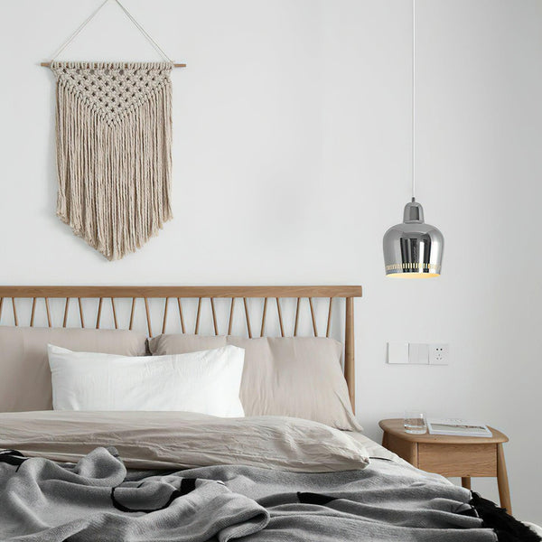 modern carbon steel bell pendant lamp