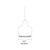 modern carbon steel bell pendant lamp