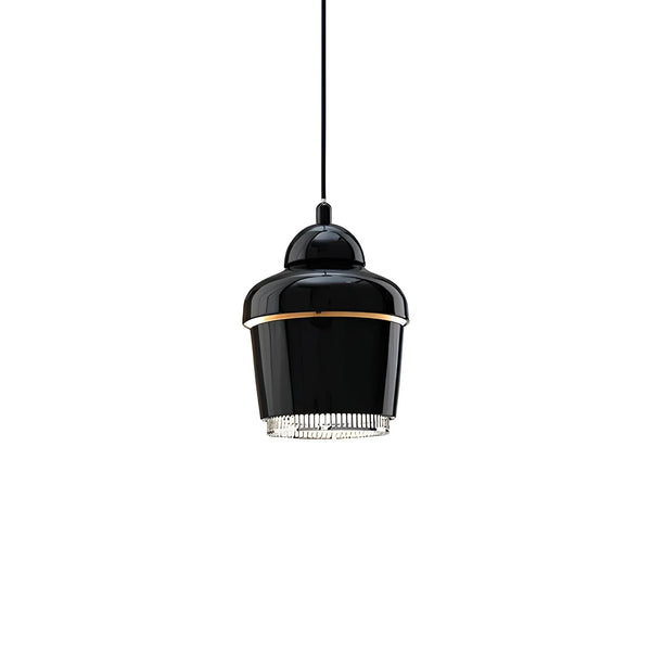 modern carbon steel bell pendant lamp