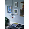 modern chrome acrylic globe pendant light