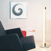 modern chrome acrylic sculpture led floor lamp