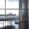 modern chrome acrylic sculpture led floor lamp