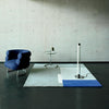 modern chrome acrylic sculpture led floor lamp