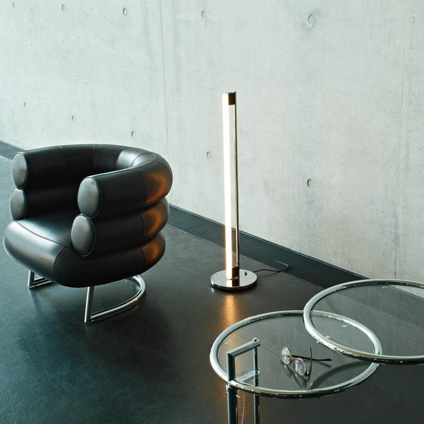 modern chrome acrylic sculpture led floor lamp