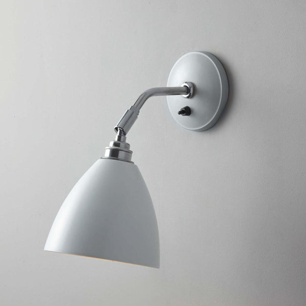 modern chrome carbon steel swing arm wall lamp