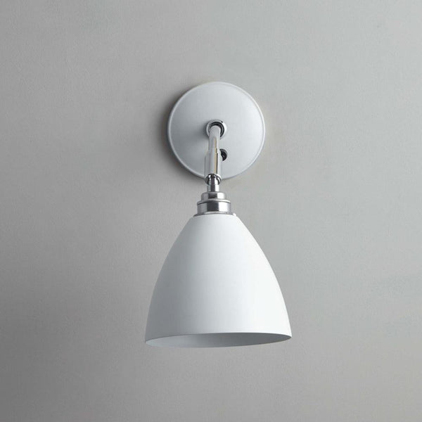 modern chrome carbon steel swing arm wall lamp