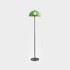 modern chrome double layer acrylic floor lamp