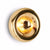 modern chrome glass void surface sconce