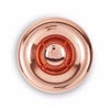modern chrome glass void surface sconce