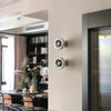 modern chrome glass void surface sconce