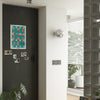 modern chrome lava plug in wall lamp