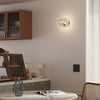 modern chrome lava plug in wall lamp