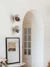 modern chrome lava plug in wall lamp