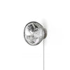 modern chrome lava plug in wall lamp