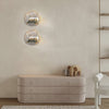 modern chrome lava plug in wall lamp