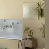modern chrome white acrylic bubble flush mount ceiling light