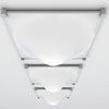 modern chrome white acrylic bubble flush mount ceiling light