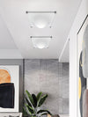 modern chrome white acrylic bubble flush mount ceiling light