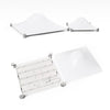 modern chrome white acrylic bubble flush mount ceiling light