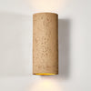 modern composite cylinder wall sconce