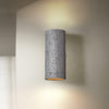 modern composite cylinder wall sconce