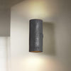 modern composite cylinder wall sconce