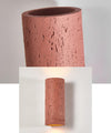 modern composite cylinder wall sconce