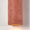 modern composite cylinder wall sconce