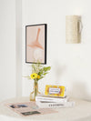 modern composite cylinder wall sconce