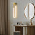 modern copper acrylic led wall lamp