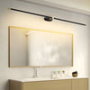 modern copper cylindrical led vanity light
