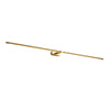 modern copper cylindrical led vanity light