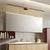 modern copper cylindrical led vanity light