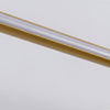 modern copper cylindrical led vanity light