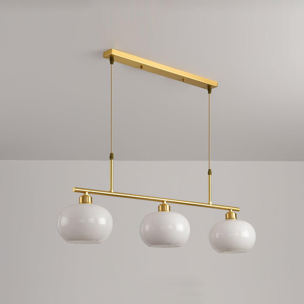 modern copper glass branch chandelier