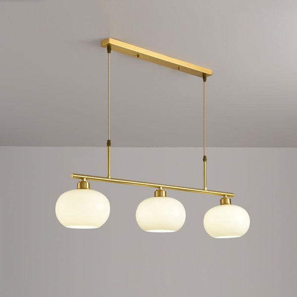 modern copper glass branch chandelier