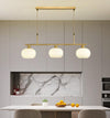 modern copper glass branch chandelier