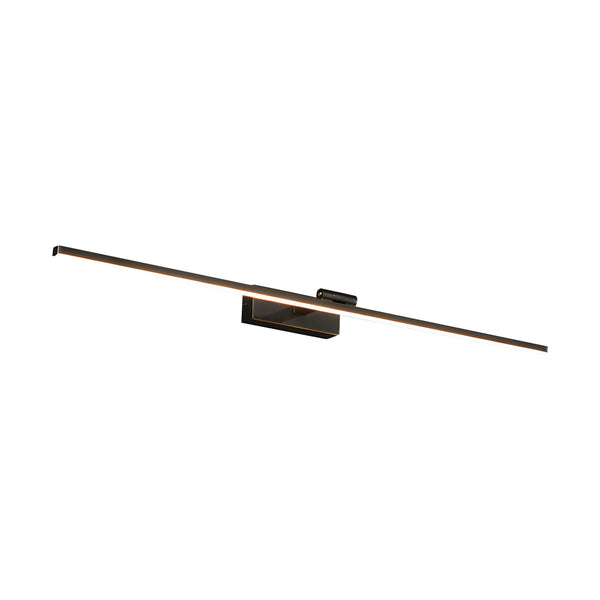 modern copper linear acrylic led vanity light