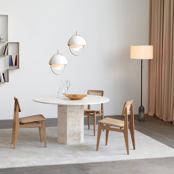 modern copper steel pendant light