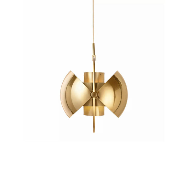 modern copper steel pendant light